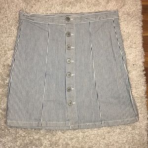 Brandy Melville pin stripe mini skirt